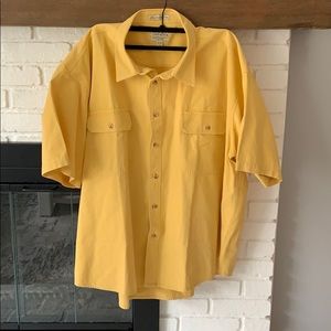 Men’s cabelas stonewashed canvas shirt